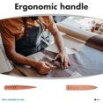 thumbnail image 3 of HONMEET 2Pcs Wood Burnisher Tools Handicraft Burnishing Tool for DIY Projects Professionals, 3 of 5