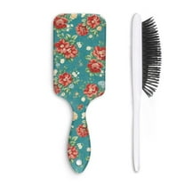 Hair Brush Pioneer Floral Cushion Base Hair Brushes Touch Paddle Rectangle Hairbrush