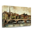 thumbnail image 2 of "Paris Bridge I Spice" By Silvia Vassileva, Giclee Print on Gallery Wrap Canvas, 2 of 2