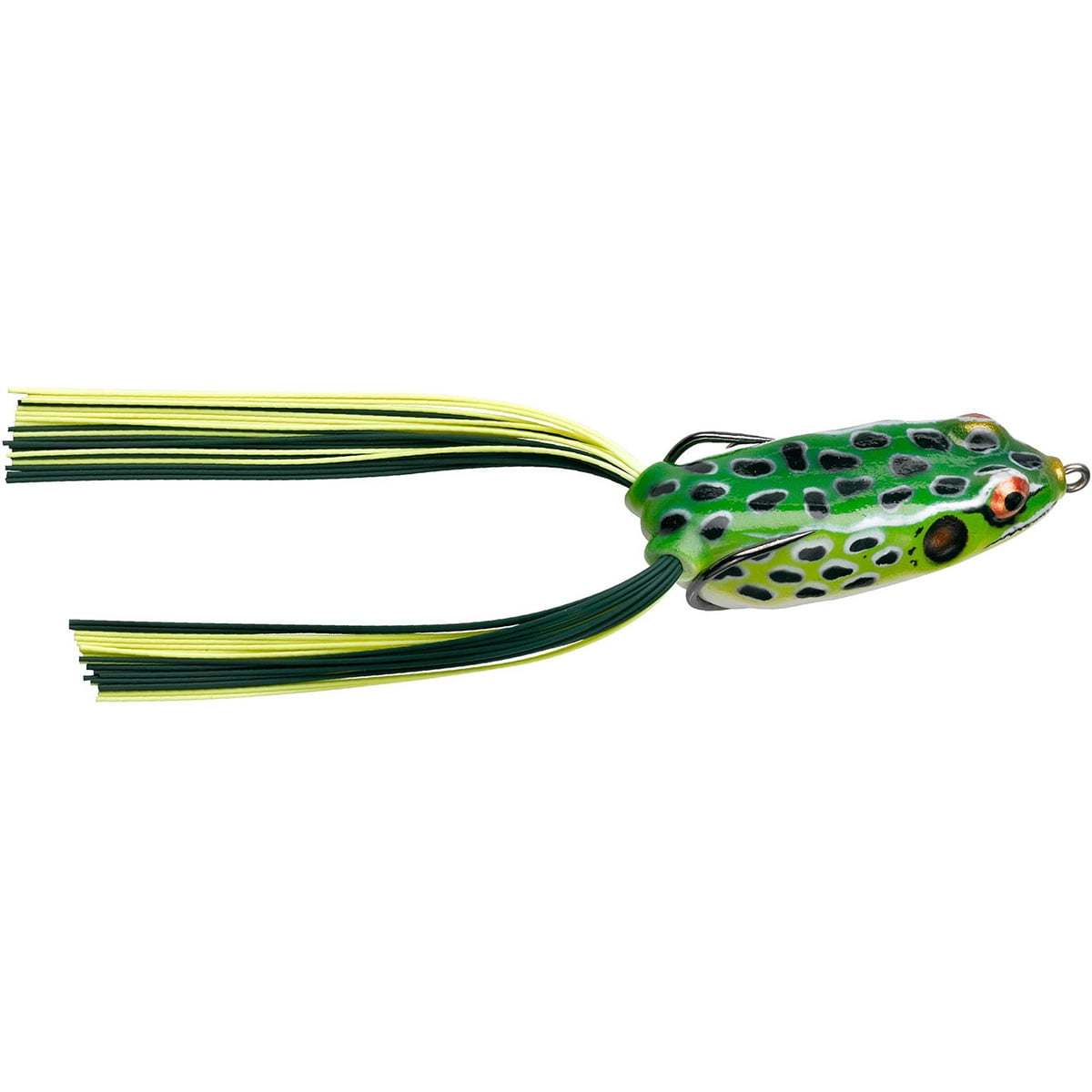 Booyah Pad Crasher Leopard Frog Fishing Lure Hollow Body Double Hooks