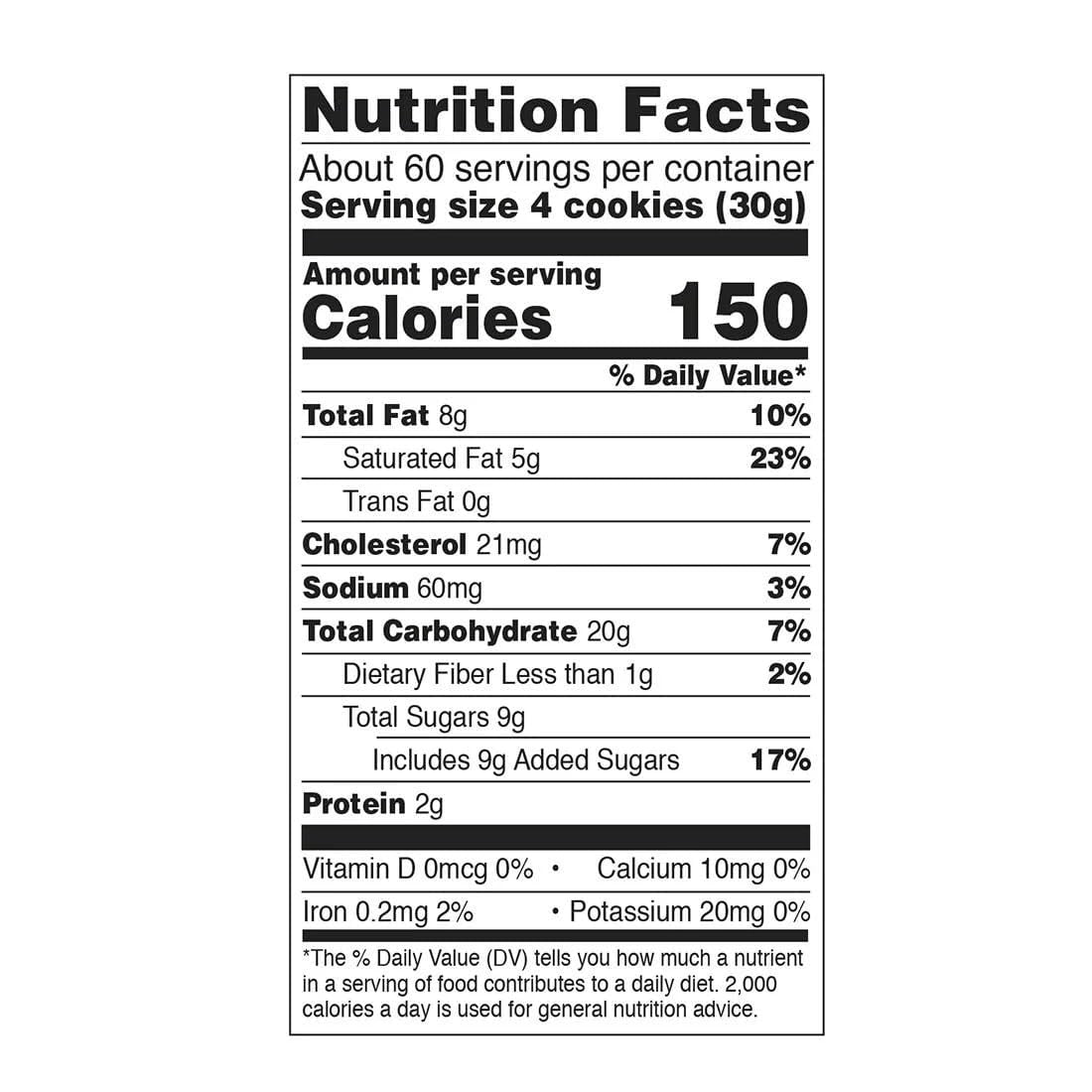 Butter Cookies 64 oz (1 Tin)