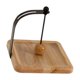 thumbnail image 4 of Servilletero de madera con clip para servilletas, estable, moderno y versátil, dispensador de pañuelos de mesa, 4 of 9