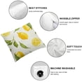 thumbnail image 6 of Lemon Pillow Cover Summer Farmhouse Watercolor Cushion Cover Yellow Home Warm Home Love Decoration Pillow Cover Home Office Sofa Lemon Cover 1 set of 2, various sizes, 6 of 7