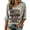 Gray, variant on Never Forget 911 T-Shirt, 9/11 25th Anniversary Shirt | September 11 Shirts For Women, 911 memorial V-Neck 3/4 Sleeve