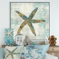 thumbnail image 3 of Coastal Pastel seashells III - Toile Encadrée Nautique Vintage, 3 of 3
