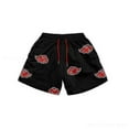thumbnail image 3 of Naruto Akatsuki men's shorts summer casual swimsuit briefs anime breathable beach shorts sports pants running fitness pants gift, 3 of 3