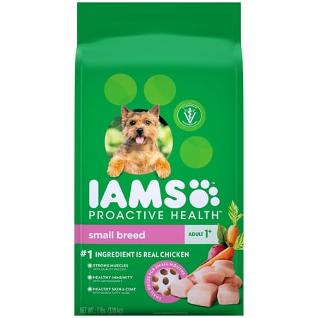 IAMS PROACTIVE HEALTH Small & Toy Breed Adult Dry Dog Food Chicken, 15 lb. (Best Small Mixed Breed Dogs)