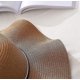 thumbnail image 2 of Sombrero de paja de Color sólido de verano para mujer, sombrero de playa de ala ancha grande, sombrero para el sol, protección solar, gorra de Sol de Panamá, 2 of 4