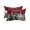 Red Black, variant on Pack of 2 Outdoor Lumbar Pillow Covers 12x20 Inch, Red Black Plaid Christmas Waterproof Throw Pillow Covers Set, Xmas Tree Snowflake Indoor&Outdoor Decorative Cushion Cases for Patio Porch Car