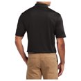 thumbnail image 2 of Yellow Rooster Men's Tall Dri-Mesh Male Polo Black LT, 2 of 6