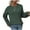 Army Green, variant on Lilgiuy Women's Casual Round-Neck Long Sleeve Tops Blouse,Red,4(S) Fall Clothes for 2022 Spring Winter