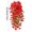 Red, variant on Wovilon 6 Pcs Artificial Hanging Flowers for Outdoor Spring Decor, UV Resistant Fake Flower Morning Glory for Outdoor Garden Porch Patio Wedding Decor