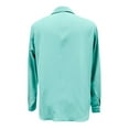 thumbnail image 4 of Oversized Tshirts for Women, UPF 50+ Sun Protection Long Sleeve Fishing Shirt, Green XL, 4 of 5