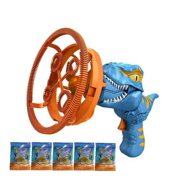 Dvkptbk Bubble Machine Big Medium Bubble Machine Semi-Automatic Dinosaur Machine 250ml Home Decor