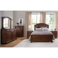 thumbnail image 7 of American Woodcrafters Sedona Cherry Finished Wood Arched King Panel Bed, 7 of 7
