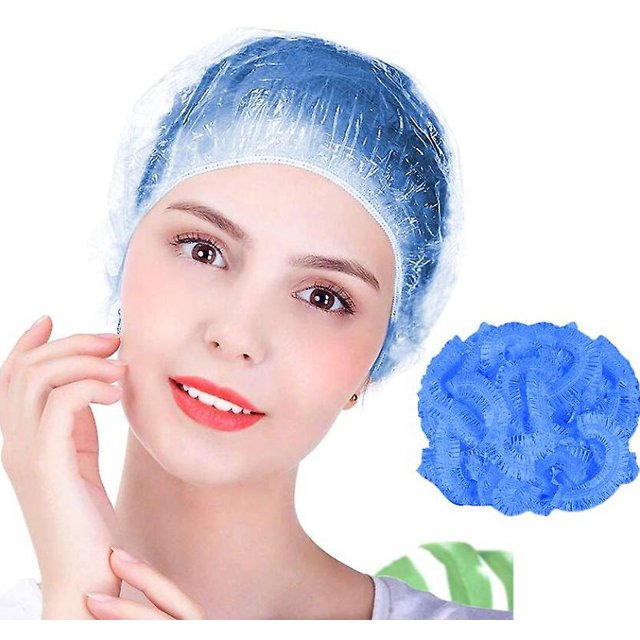 100 gorros de ducha desechables, gorro de baño grande y grueso, gorro de baño impermeable, gorros de ducha para mujeres, niñas, niños, hombres, viajes, hotel, spa, peluquería, hogar