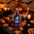 thumbnail image 5 of Clearance Halloween Crystal Ball Decoration, Resin Horror Ball with Ghost Skull Patterns, Spooky Tabletop Decor for Porch Yard Window Party Haunted House, 5 of 5