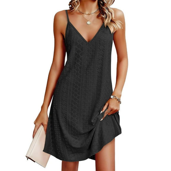 Swimsuit Cover Up for Women Crochet Hollow Out Summer V Neck Dresses 2025