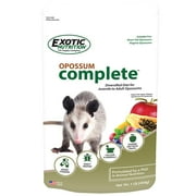 Opossum Complete 4 LB | Nutritional Healthy Pellet Diet | Food for Short-Tailed & Virginia Opossums