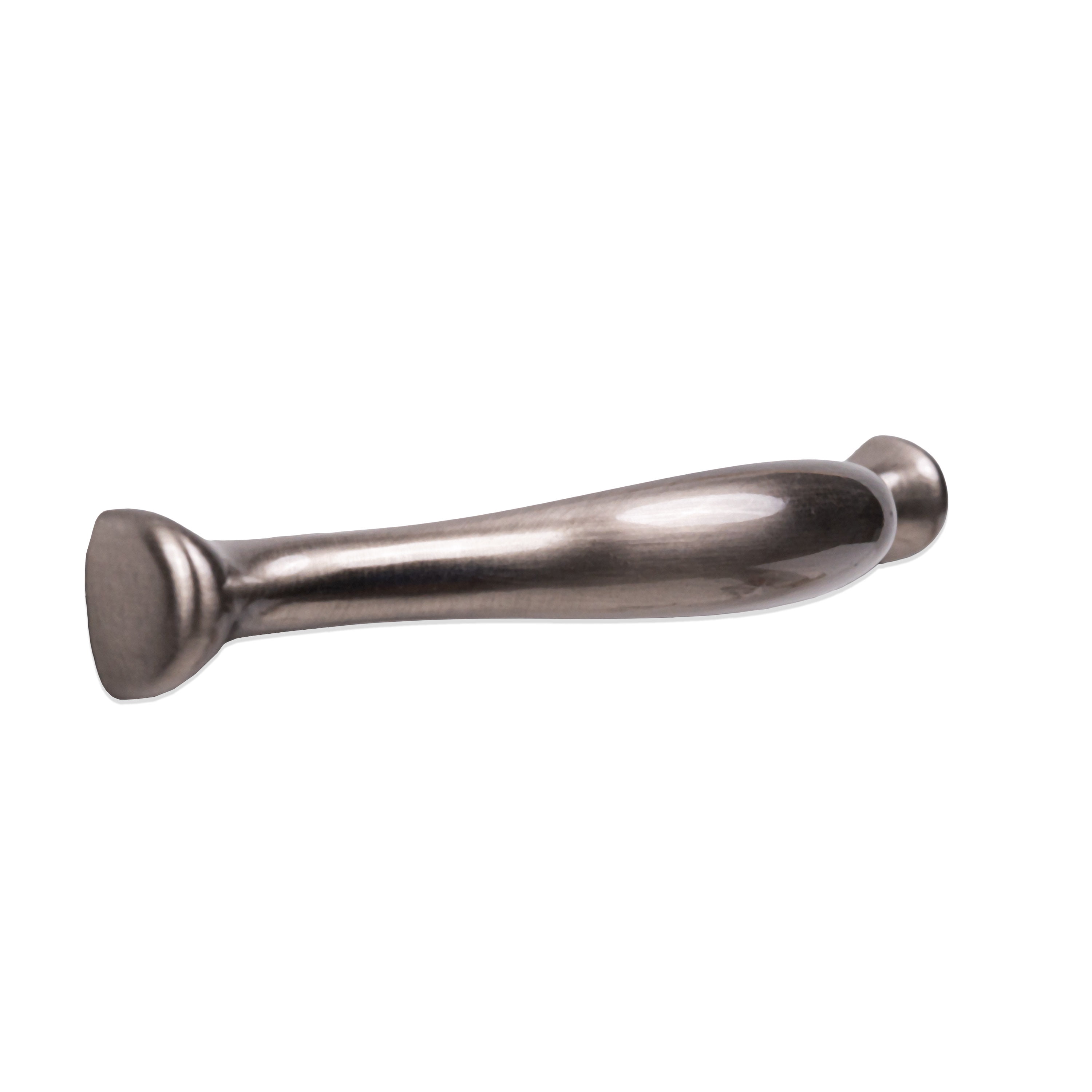 (2 pack) Mainstays 3" (76mm) Center-to-Center Footed Cabinet Pull, Satin Nickel, 2 Pack