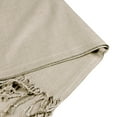 thumbnail image 2 of TZ Promise Women Camel Pashmina Shawl and Wrap Soft Solid Color Scarf with Fringes, 2 of 5