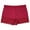 Red, variant on Ohufall Women's Plus Size Boxer Briefs Sexy Breathable Solid Color Lace High Waist Panty Stretchy Full Coverage Boyshort Underwear