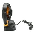 thumbnail image 1 of Car Fans 2 Speed Adjustable Quiet Portable Cooling Dual Head Rotatable Vehicle Electric Fan for Sedan SUV RV Truck, 1 of 7