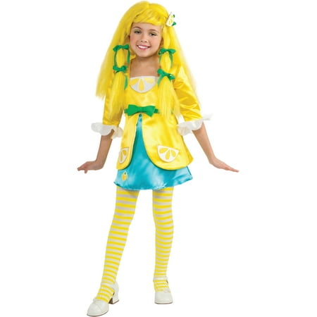 Child Strawberry Shortcake Lemon Meringue Yellow Blonde Costume