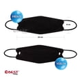 thumbnail image 5 of Best Trading 50 Cubrebocas KF94 Mascarilla de Protección Certificada, Tapabocas tipo Coreano con 4 Capas de Protección contra Partículas, Ajustador Nasal Oculto, Tecnología Ligera (Negro), 5 of 5