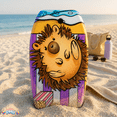 thumbnail image 2 of PMU 26 Inch Hedgehog Printed Bodyboard - Lightweight Wrist Leash Slick Bottom Boogie Board for Beach, Sea & Pool - Surfing Board for Kids, Teens & Adults Wave Conditions Pkg/1, 2 of 10