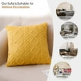 thumbnail image 7 of Decorative Pillow Covers | Sofa Cushion Cases for Living Room & Bedroom | 50x50cm Square Throw Pillow | Polyester Fabric with Zipper | Home Decor for Couch, Bed, Porch, 7 of 7