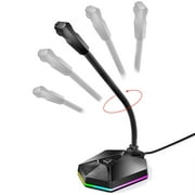 ZTOO USB Microphone for PC,Gaming Microphone, Noise-Cancelling, Plug &Play Desktop PC Laptop Computer Microphone 360-Degree Omnidirectional Pickup