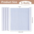 5 Roll CPP Self Adhesive Book Covering Film Book Wrap Protector Clear ...