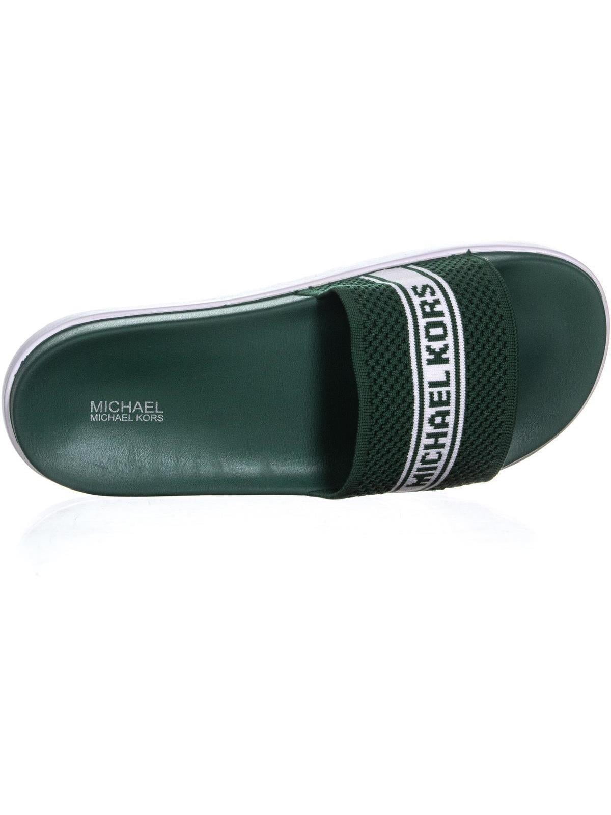 michael kors slides womens green