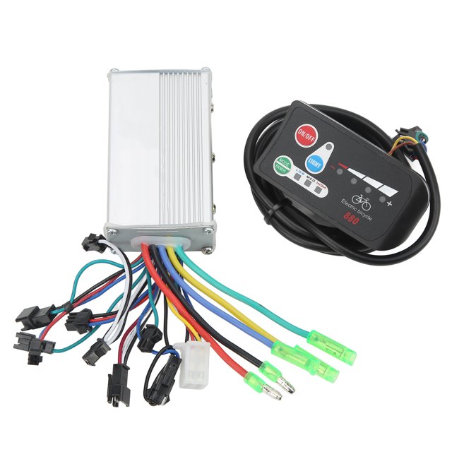Electric Bike Brushless Controller Kit, Replacement Part Electric Bike Controller Panel Set Easy Installation 48V 13A For 22.5mm Handlebars