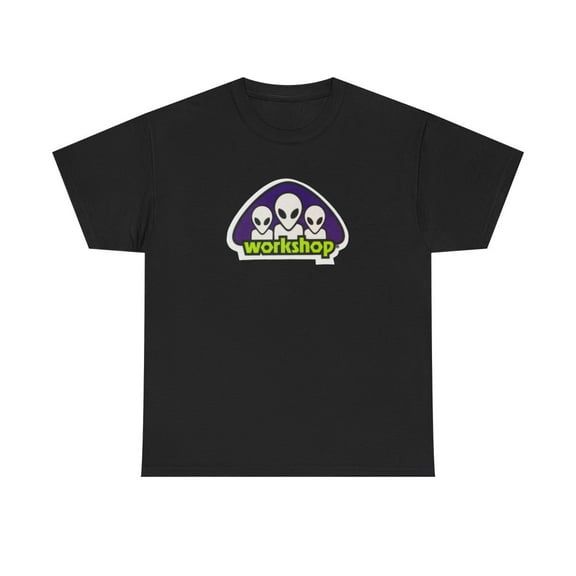 Alien Purple Triad Workshop Skateboard 00s Vintage Classic TShirt Print - Black / M