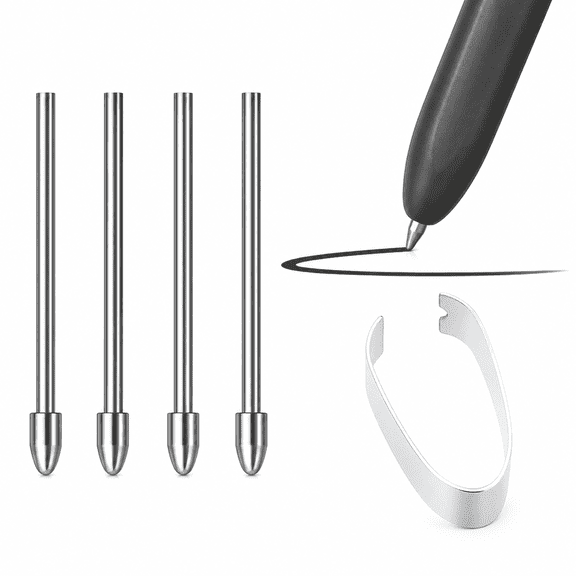 Titanium Alloy Replacement Pen Tips for reMarkable 2 Marker & Marker Plus, Kindle Scribe Basic & Premium Pen, Metal Stylus Nibs Tool