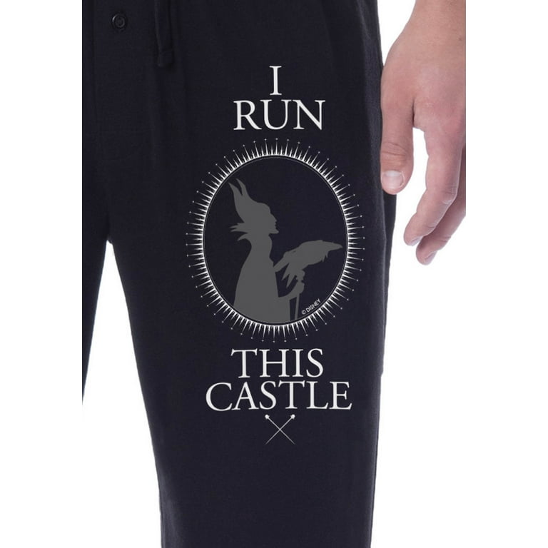 Disney Mens Villains Maleficent I Run This Castle Sleep Pajama