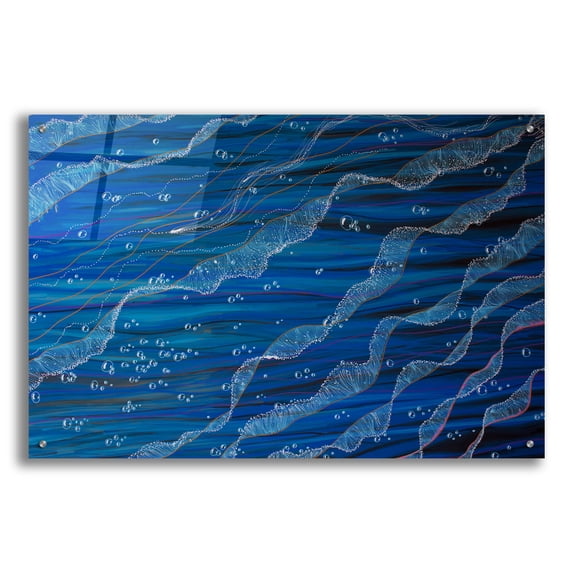 Epic Art 'Jelly Tentacles' by Martin Nasim, Acrylic Glass Wall Art, 36"x24"