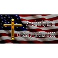 thumbnail image 1 of American By Birth Christian Photo License Plate, 1 of 2