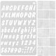 thumbnail image 4 of 20 plantillas de letras huecas para pintar, plantillas de letras y números en inglés, kit de plantillas huecas para pintar (B5), 4 of 7