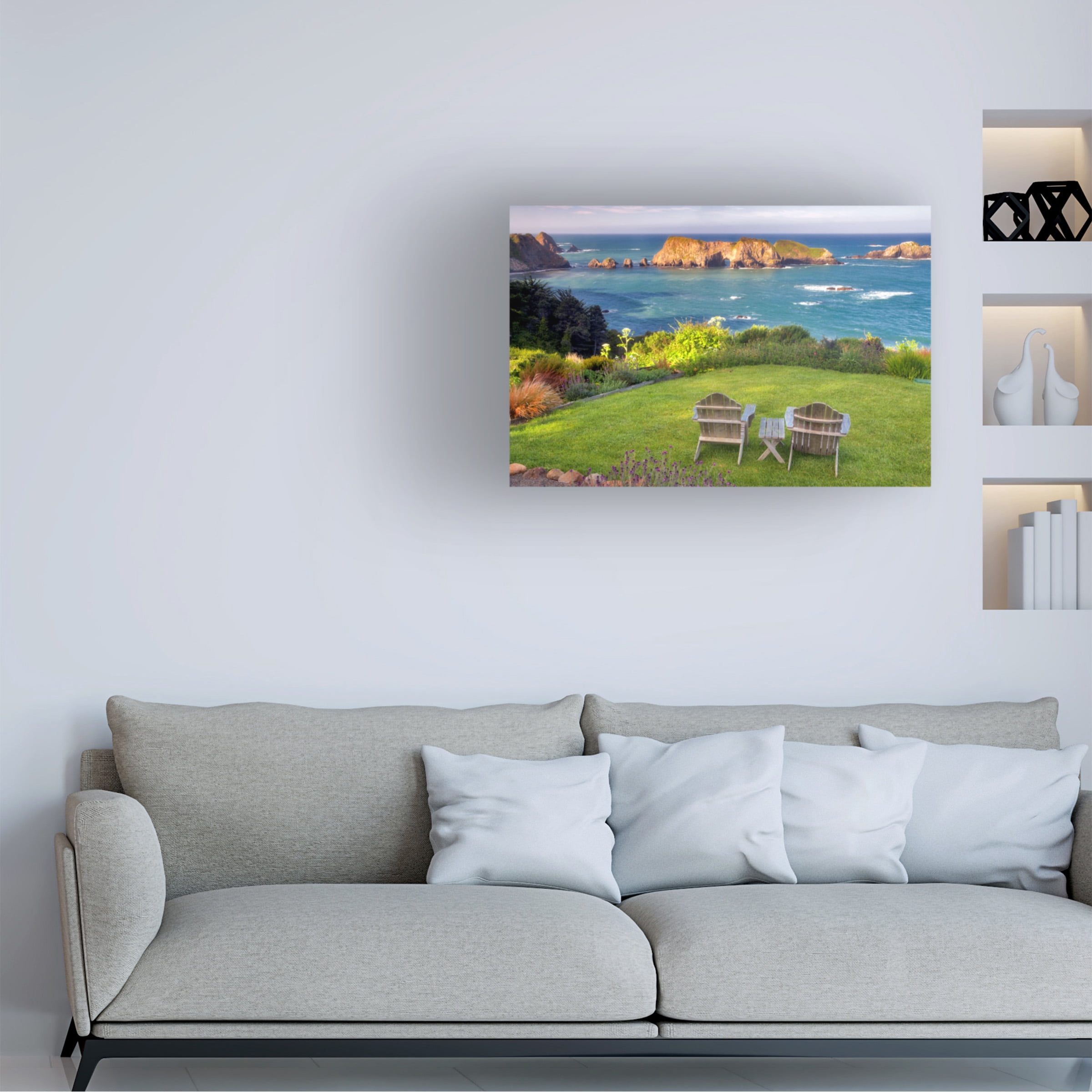 Dennis Frates 'Beach Chair 3' Canvas Art