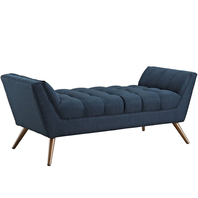 Hawthorne Collections Banc en Tissu en Bleu