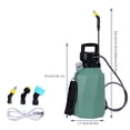 thumbnail image 4 of Fiudx Ofertas de la semana Rociador eléctrico para jardín de 1,35 galones/l con mango de carga USB, rociador de malezas con 3 boquillas rociadoras, varilla retráctil, correa para el hombro para jardí, 4 of 6
