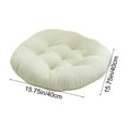 thumbnail image 3 of Kyusrd Round Seat Cushions for Kitchen Dining Chairs，Indoor Outdoor Cotton Chair Cushion，Soft Comfort Pillows Cushions for Home Office Desk Living Room（14In）, 3 of 6