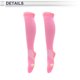 thumbnail image 3 of Calcetines de ciclismo únicos, antideslizantes, para exteriores, color rosa y naranja, tamaño XXL, neutros y universales, 1 par, combinación de colores, lunares, 3 of 6