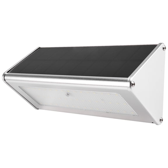 Solar Lamp Outdoor Garden Lighting Waterproof Sports Radar Induction High Brightness High Quality Wall Lamp White Light,1 * Solar lamp,Silver