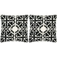 thumbnail image 2 of Safavieh Moroccan Geometric Pillow, Set of 2, 2 of 4