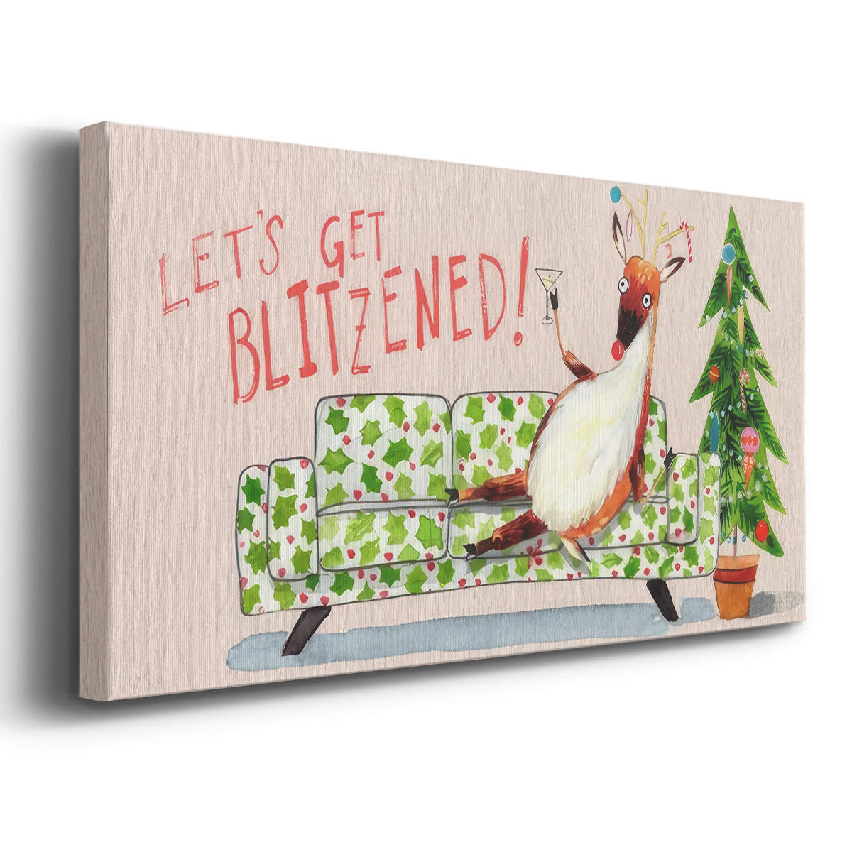 Get Blitzened Collection D- Gallery Wrapped Canvas