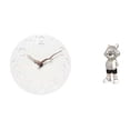 thumbnail image 1 of Reloj de pared moderno, decorativo, silencioso, sin , de resina, redondo, con figura de , ideal para dormitorio, sala de estar u ofici, 1 of 8